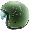 Custom Casco Nos Ns 1f Etoile Verde Opaco