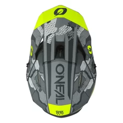 Oneal Policarbonato Casco O Neal 3 Srs Camo V.22 Grigio Giallo -Macna Italia oneal 3srs camo v22 giallo 3
