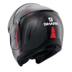 Policarbonato Casco Modulare Shark Evo Jet Vyda Mat Rosso -Macna Italia shark evojet vyda mat rosso 4