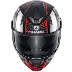 Policarbonato Casco Shark Skwal 2.2 Noxxys Mat Nero Rosso -Macna Italia shark skwal22noxxysmat rosso 3