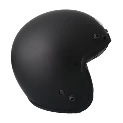 Fibra Casco Simpson Chopper Nero Opaco
