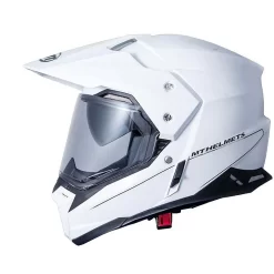 Crosstourer Mt Helmets Sinchrony Duo Sport Sv Solid Bianco