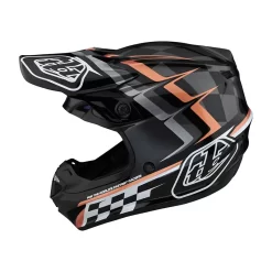 Policarbonato Casco Troy Lee Designs Se4 Polyacrylite Warped Nero
