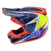Fibra Casco Troy Lee Designs Se5 Carbon Lines Blu