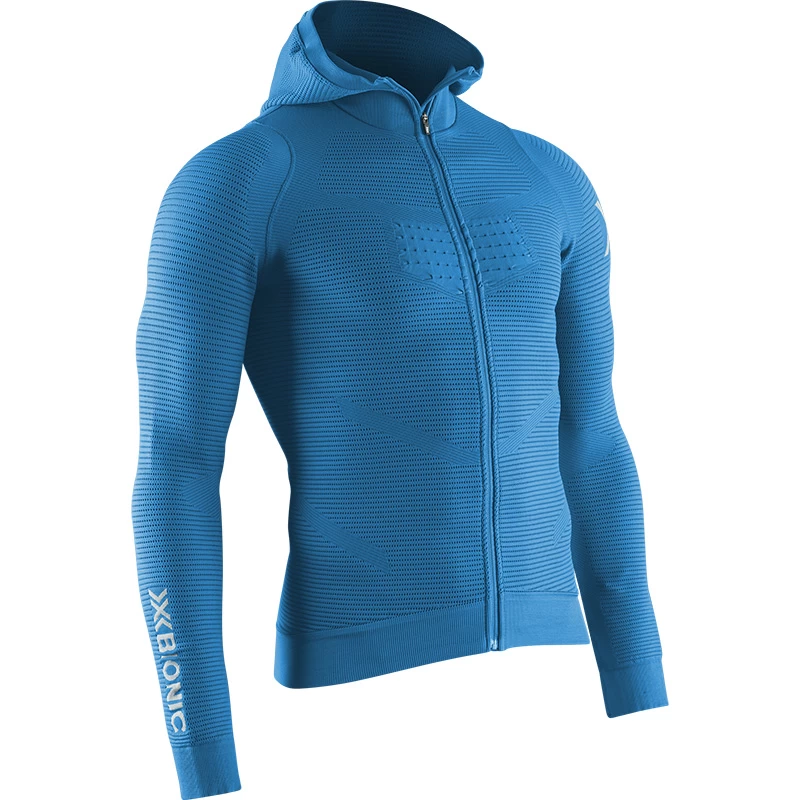 Maglie Giacca X-bionic Instructor Hooded Teal Blu 1 Maglie Giacca X-bionic Instructor Hooded Teal Blu
